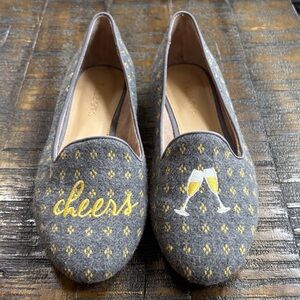 Talbots Gray Wool Bridal or Engagement Flats